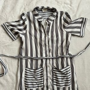 Orange creek button down maxi dress size large